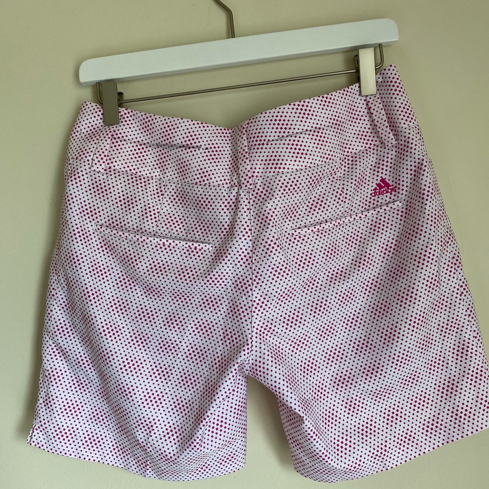 WOT Adidas women’s clima lite pink white shorts - Picture 5 of 6